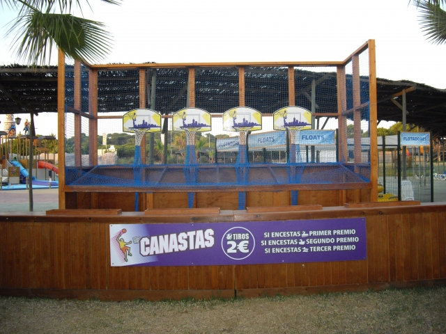 Canastas en el parque